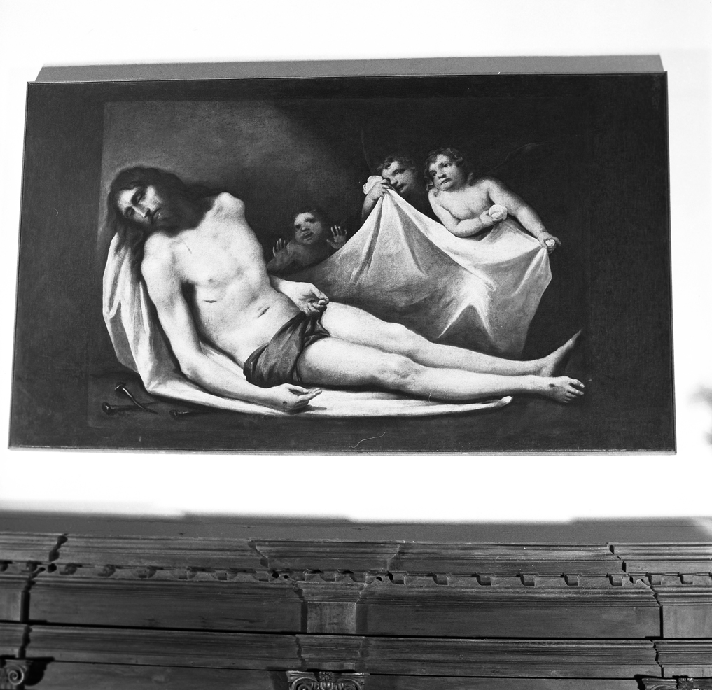 Cristo morto (dipinto) di Muttoni Pietro detto Pietro della Vecchia (sec. XVII)