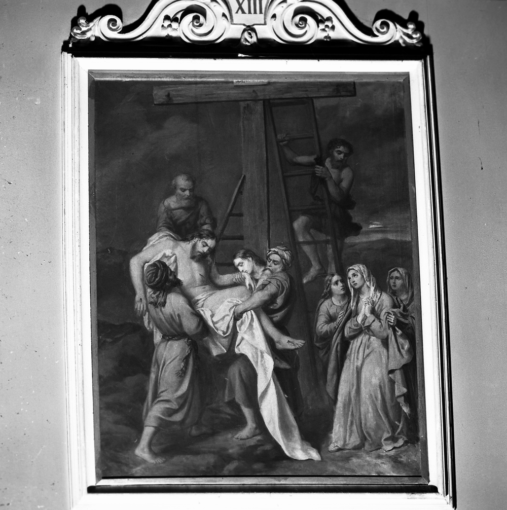 stazione XIII: Gesù deposto dalla croce (Via Crucis, elemento d'insieme) - bottega veneta (sec. XVI)