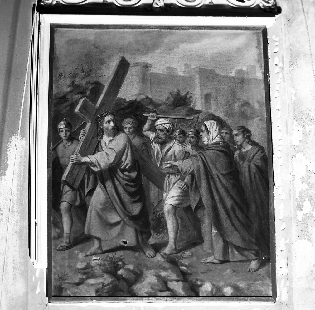 stazione IV: Gesù incontra la Madonna (Via Crucis, elemento d'insieme) - bottega veneta (sec. XVI)