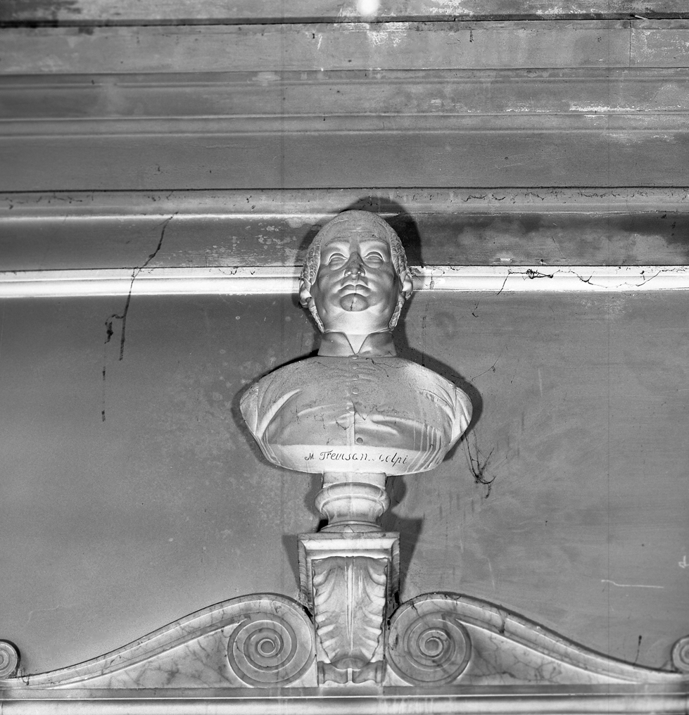 Marinoni Simone, busto maschile (busto, elemento d'insieme) - bottega veneta (sec. XIX)