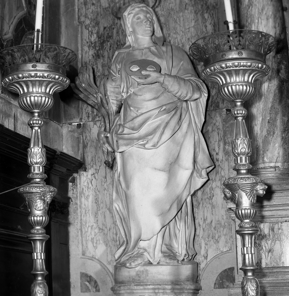 Santa Lucia (scultura, elemento d'insieme) - ambito veneto (sec. XVIII)