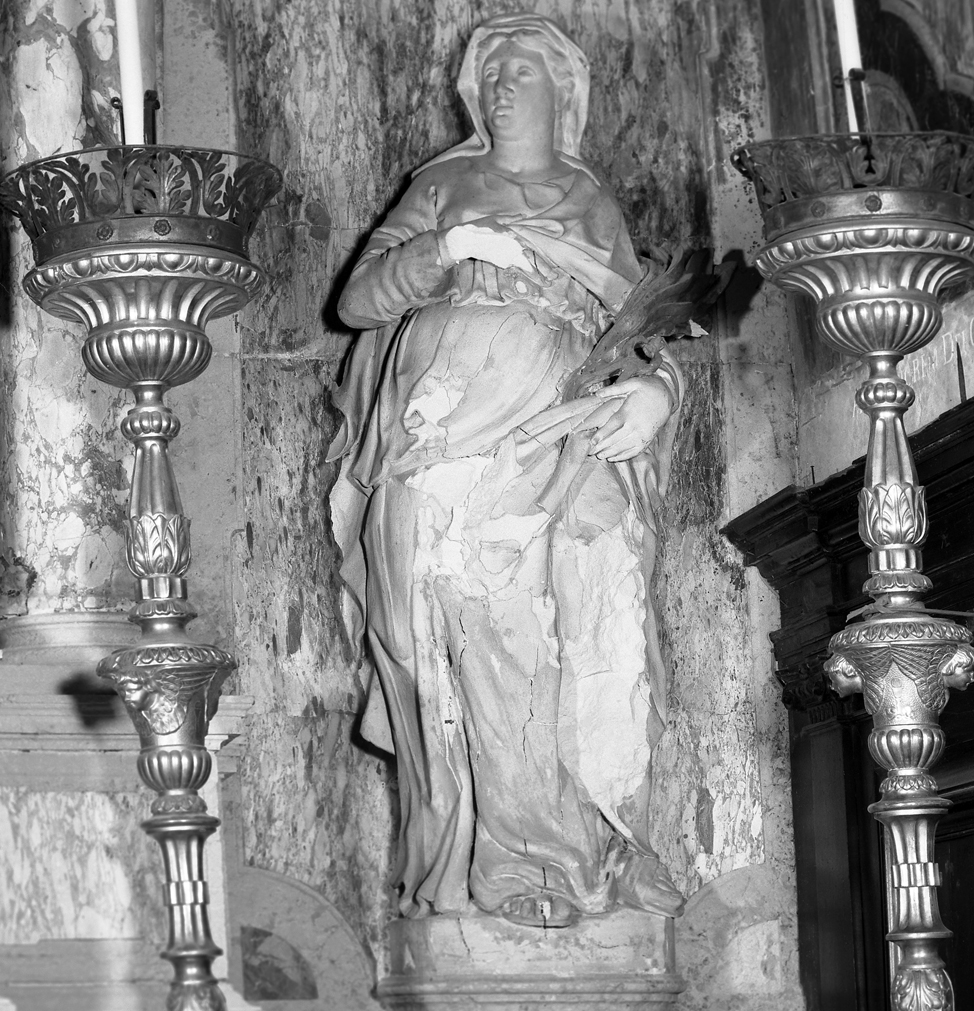 Sant'Agata (scultura, elemento d'insieme) - ambito veneto (sec. XVIII)