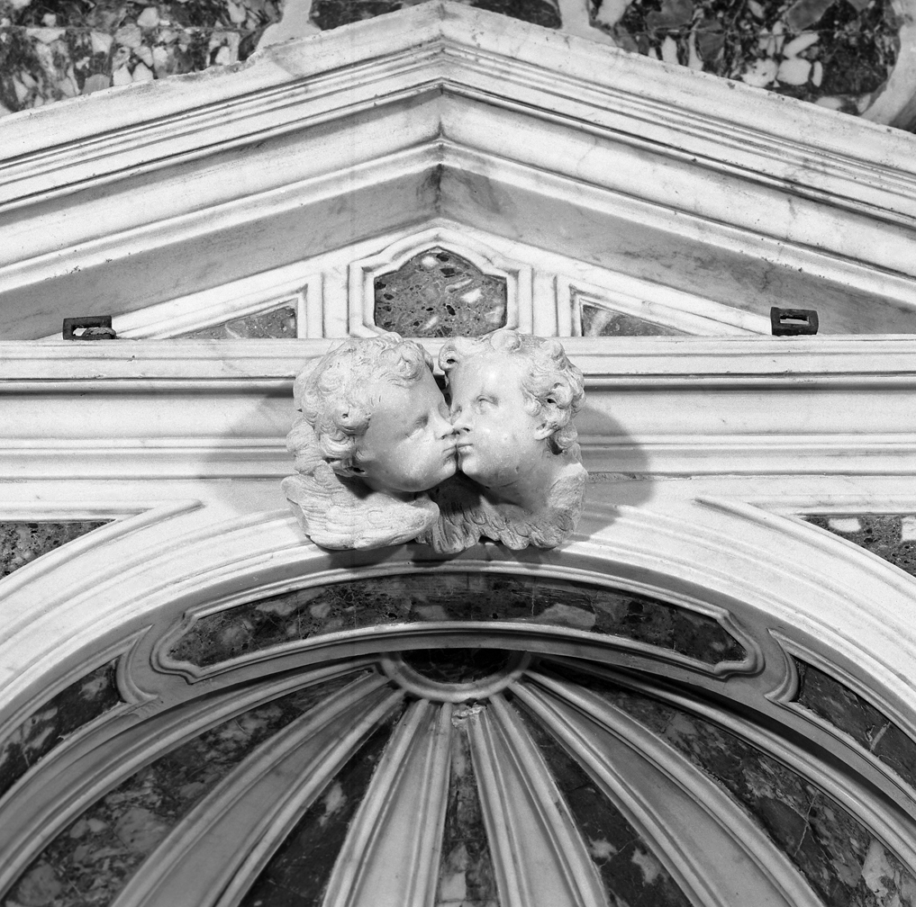 cherubini (chiave di volta) - ambito veneziano (sec. XVII)