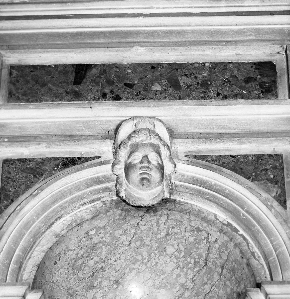 testa di donna (chiave di volta) - bottega veneta (sec. XVII)