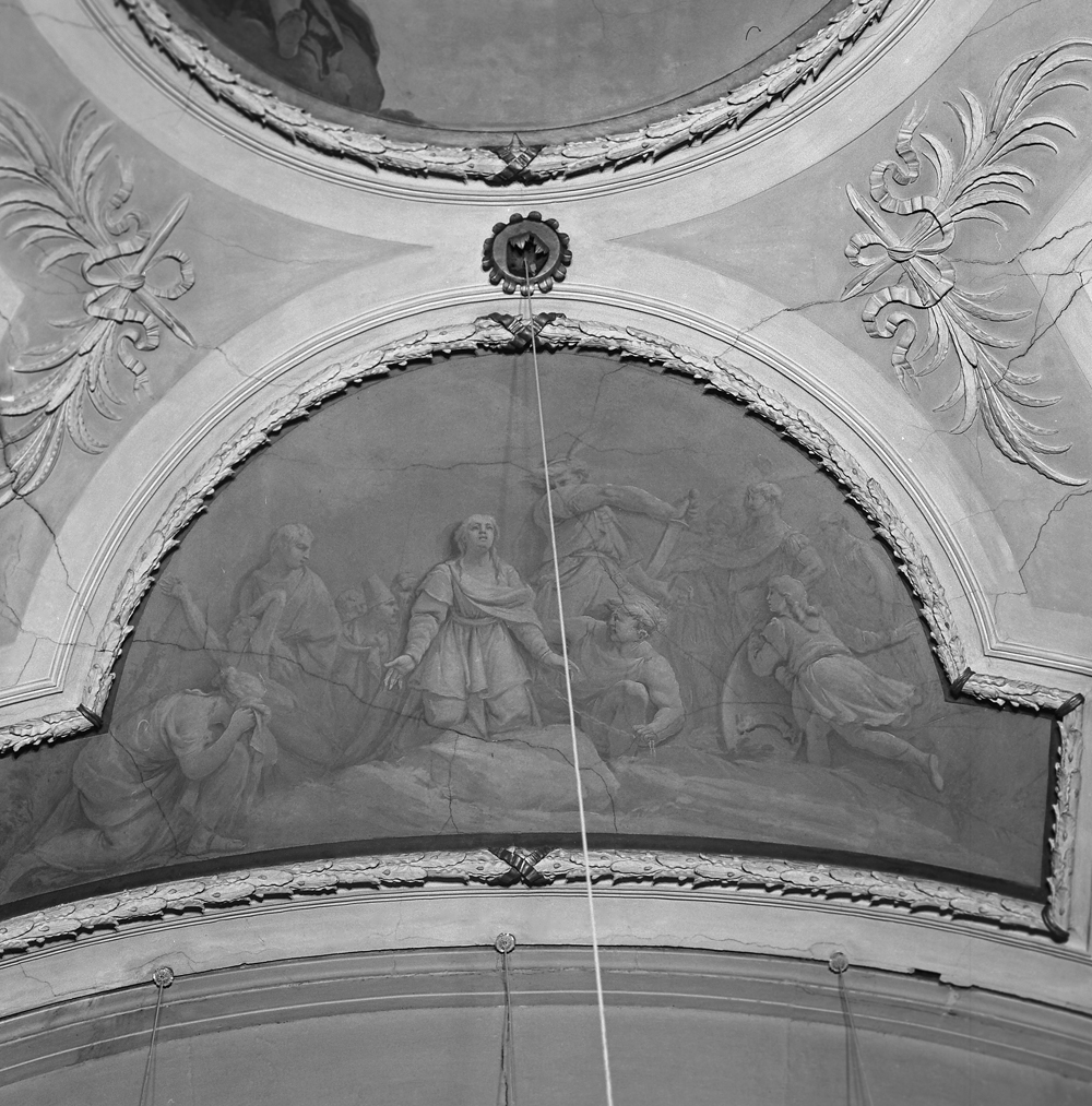 Martirio di Santa Cecilia (?) (dipinto, elemento d'insieme) - bottega veneta (sec. XVII)