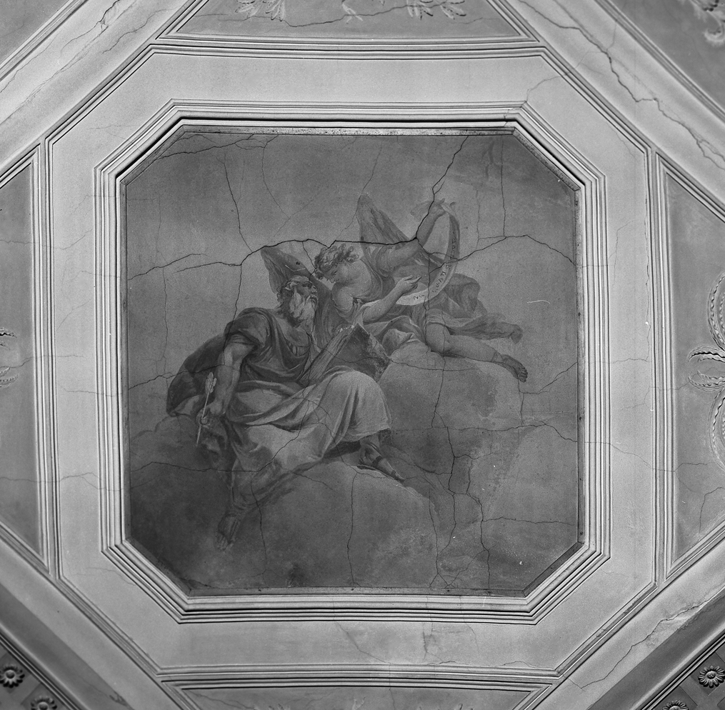 San Matteo Evangelista (dipinto, elemento d'insieme) - bottega veneta (sec. XVII)