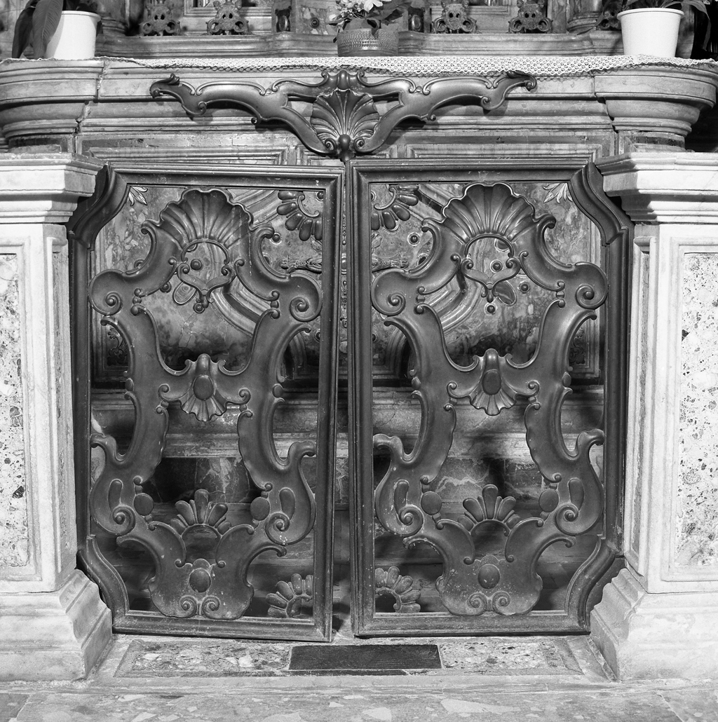 cancello di balaustrata, elemento d'insieme - bottega veneziana (sec. XVIII)