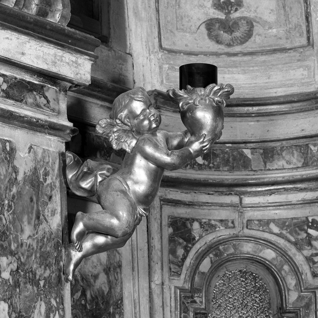 angioletto (candelabro - a statua) - bottega veneziana (sec. XVIII)