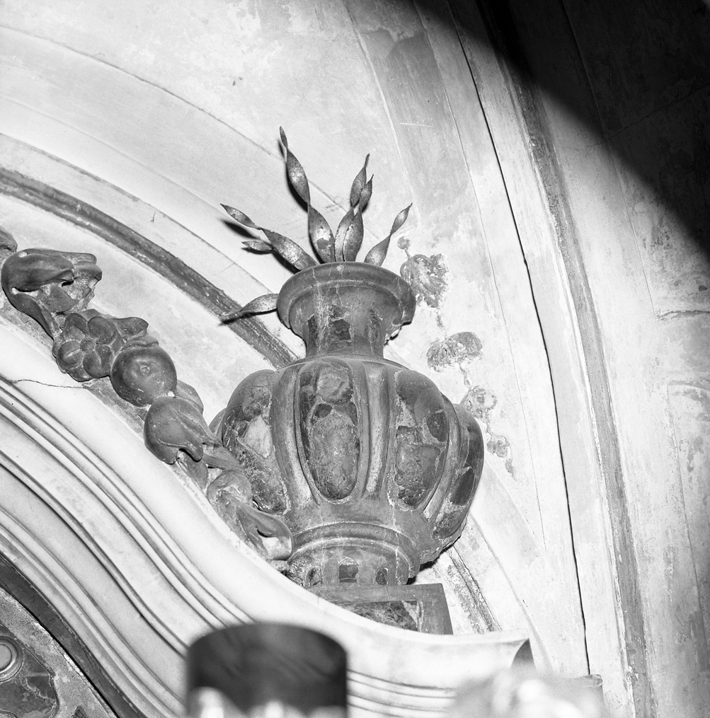 vaso, elemento d'insieme - ambito veneziano (sec. XVIII)