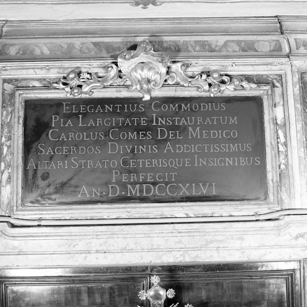 lapide - bottega veneziana (sec. XVIII)