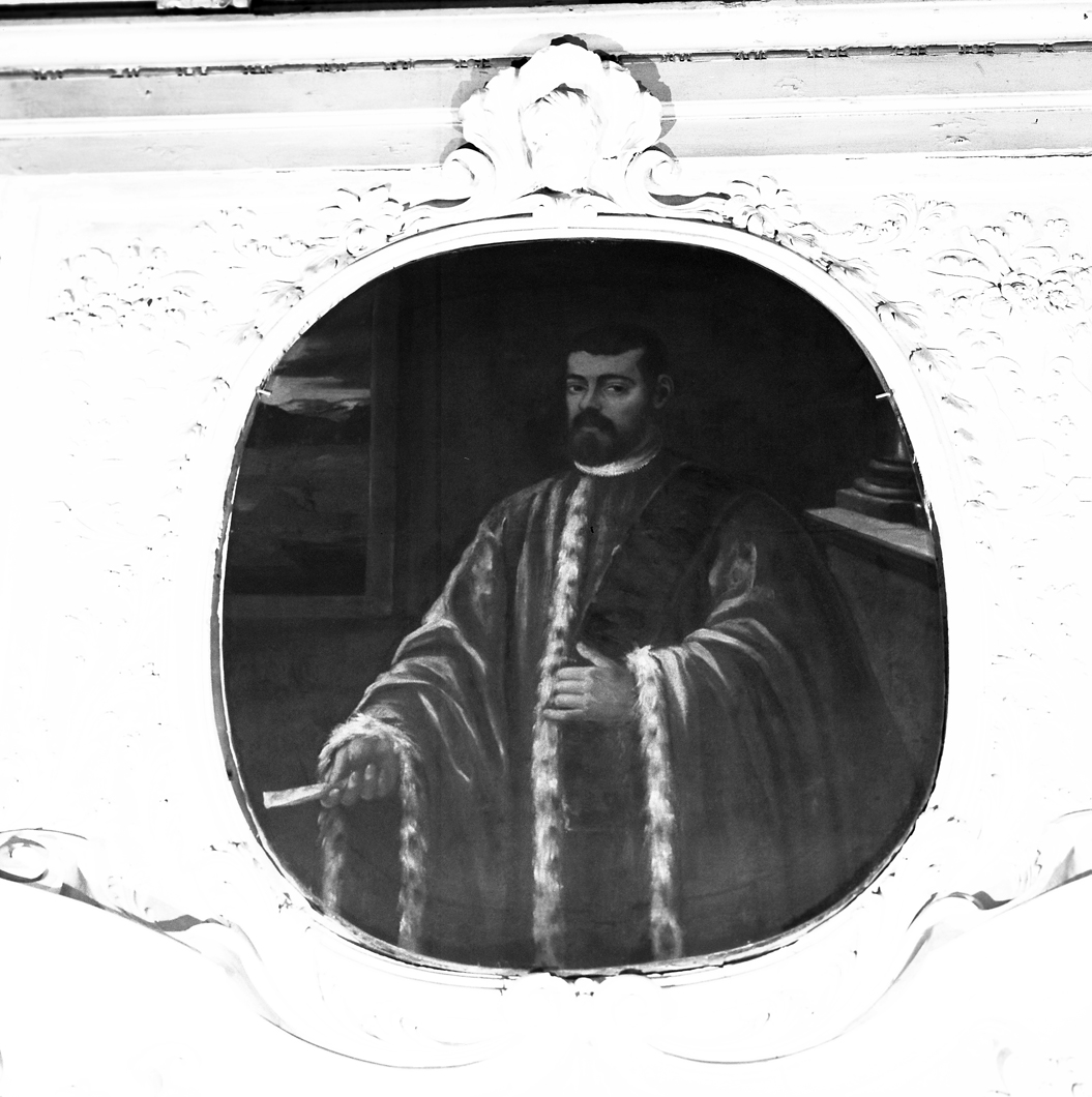 Figura maschile di nobile veneziano (dipinto) - bottega veneta (sec. XVIII)