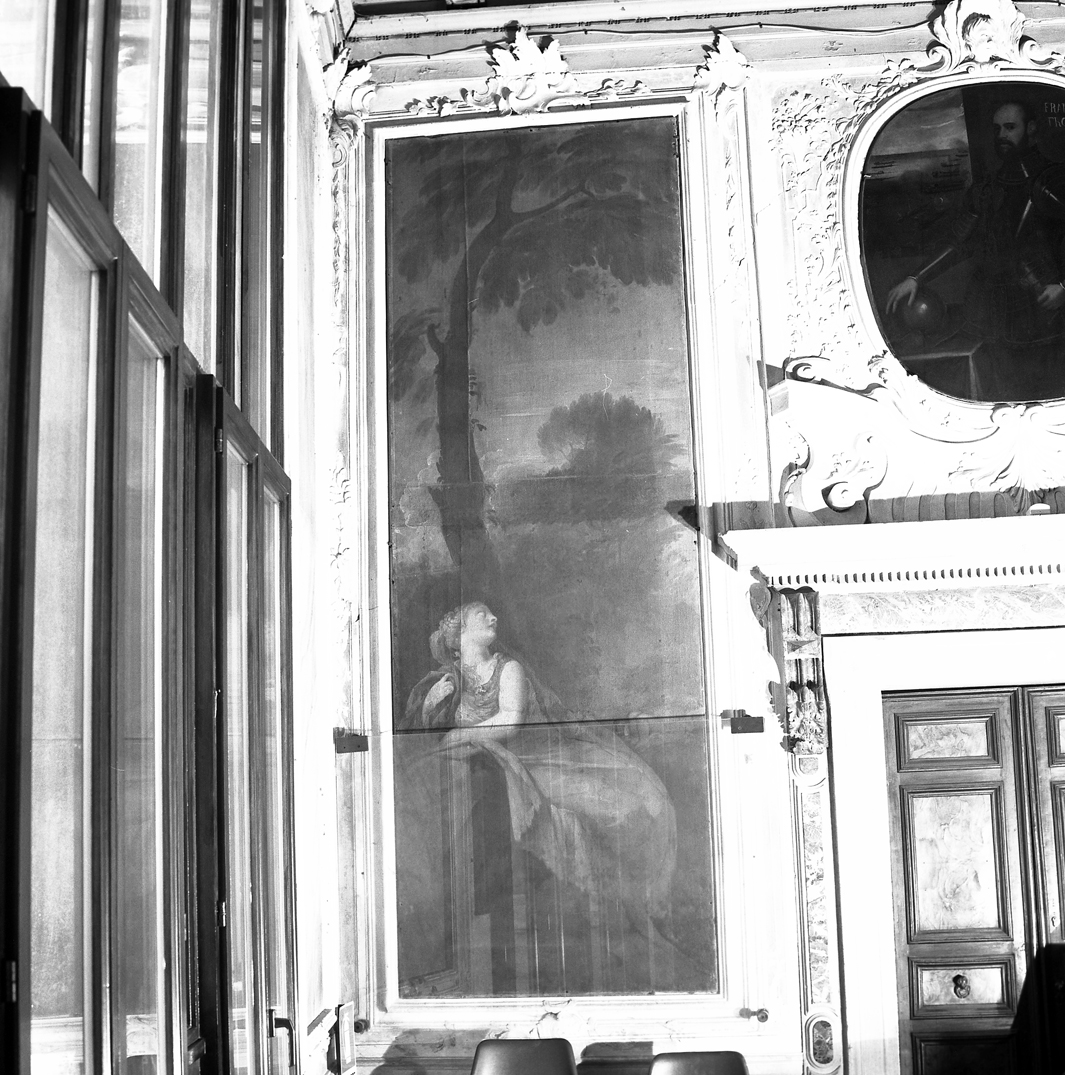 figura femminile (dipinto) - bottega veneta (sec. XVIII)