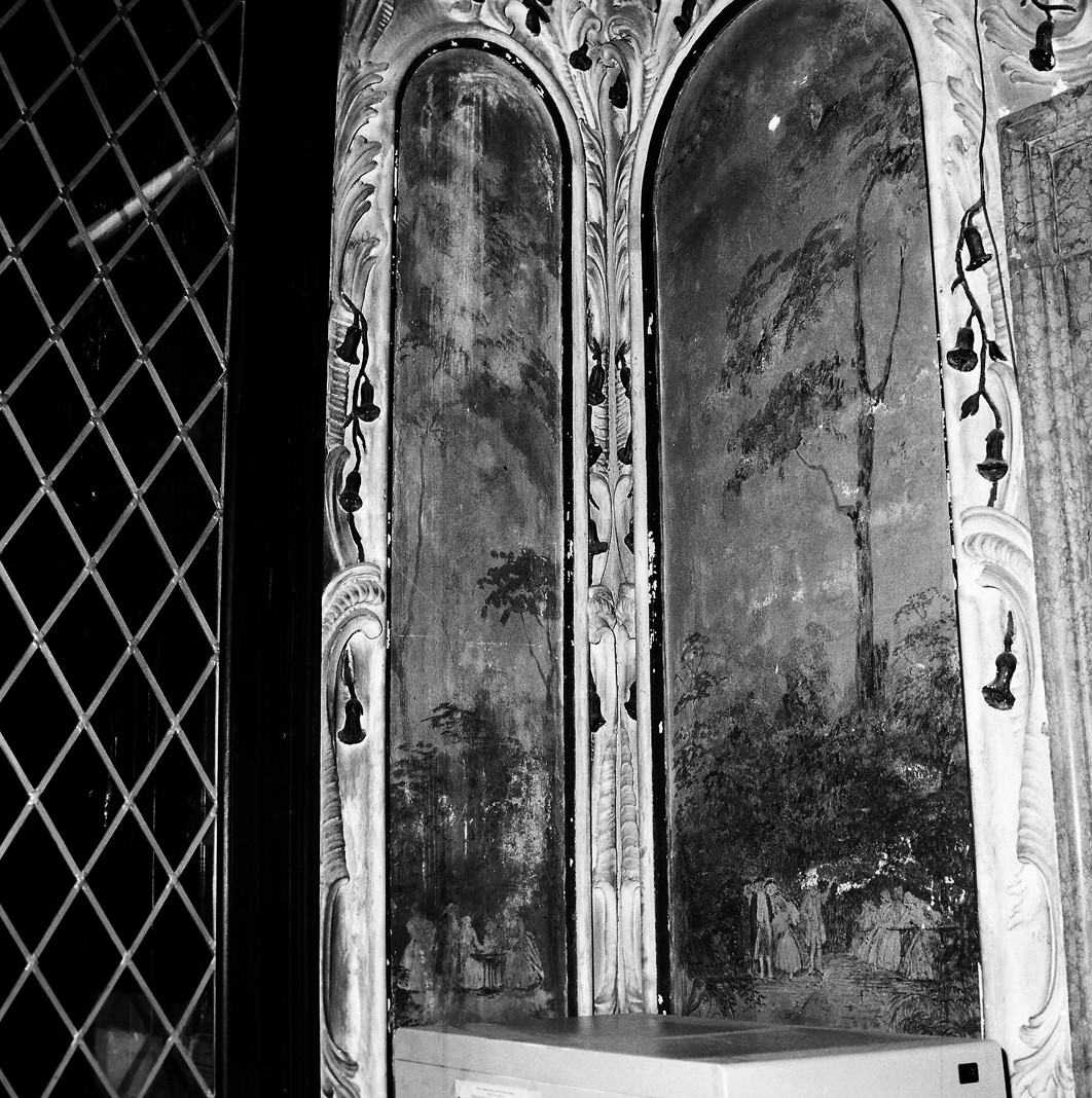 paesaggio (dipinto, elemento d'insieme) - bottega veneta (sec. XVIII)