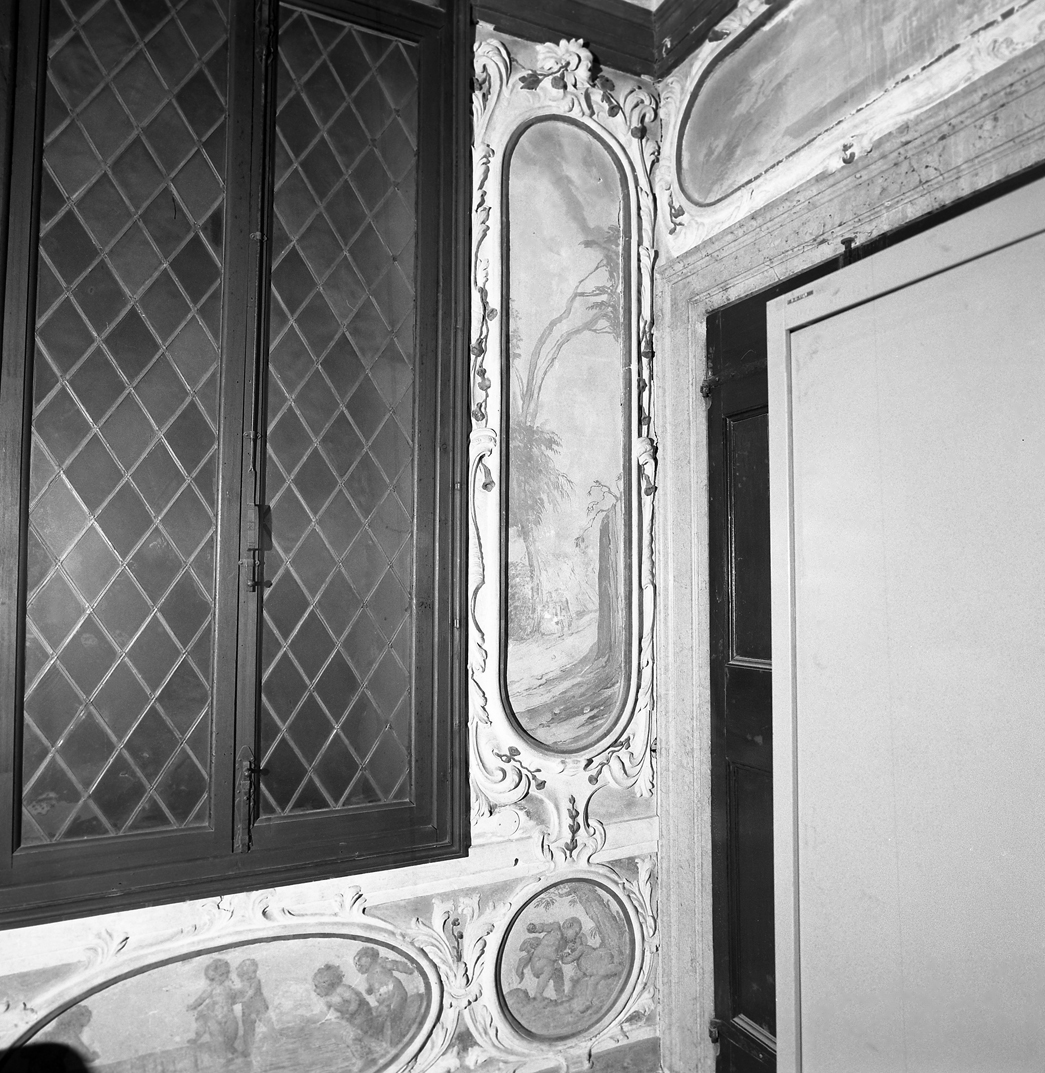 paesaggio (dipinto, elemento d'insieme) - bottega veneta (sec. XVIII)