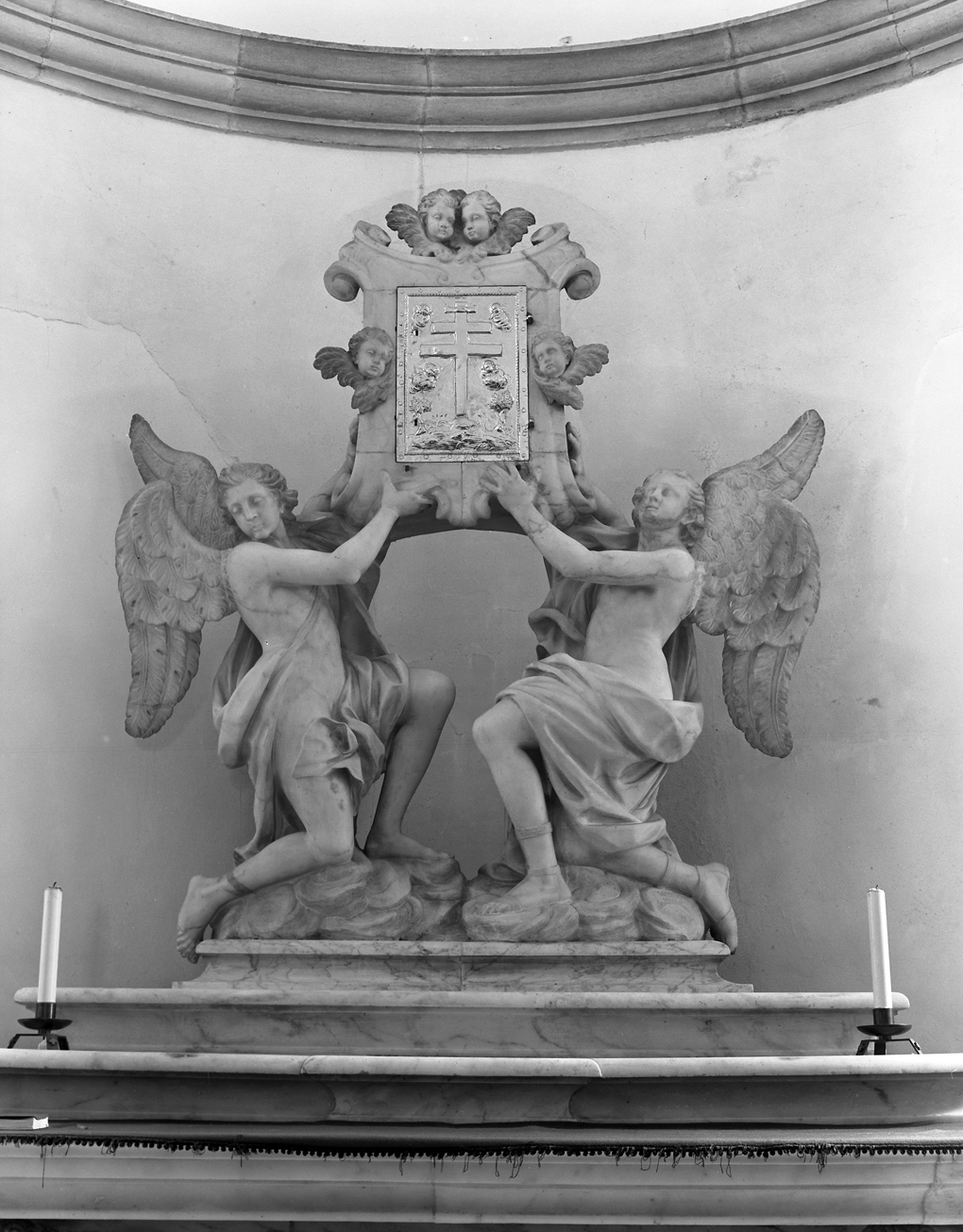 angeli (gruppo scultoreo) di Contiero Jacopo (sec. XVIII)