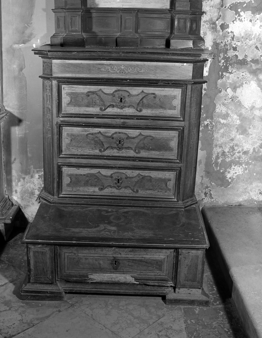 inginocchiatoio - manifattura veneta (fine sec. XVII)