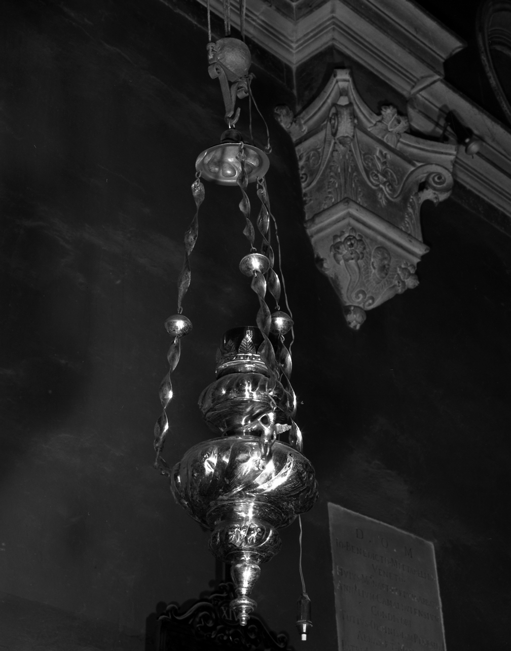 lampada pensile - manifattura veneta (fine sec. XVIII)