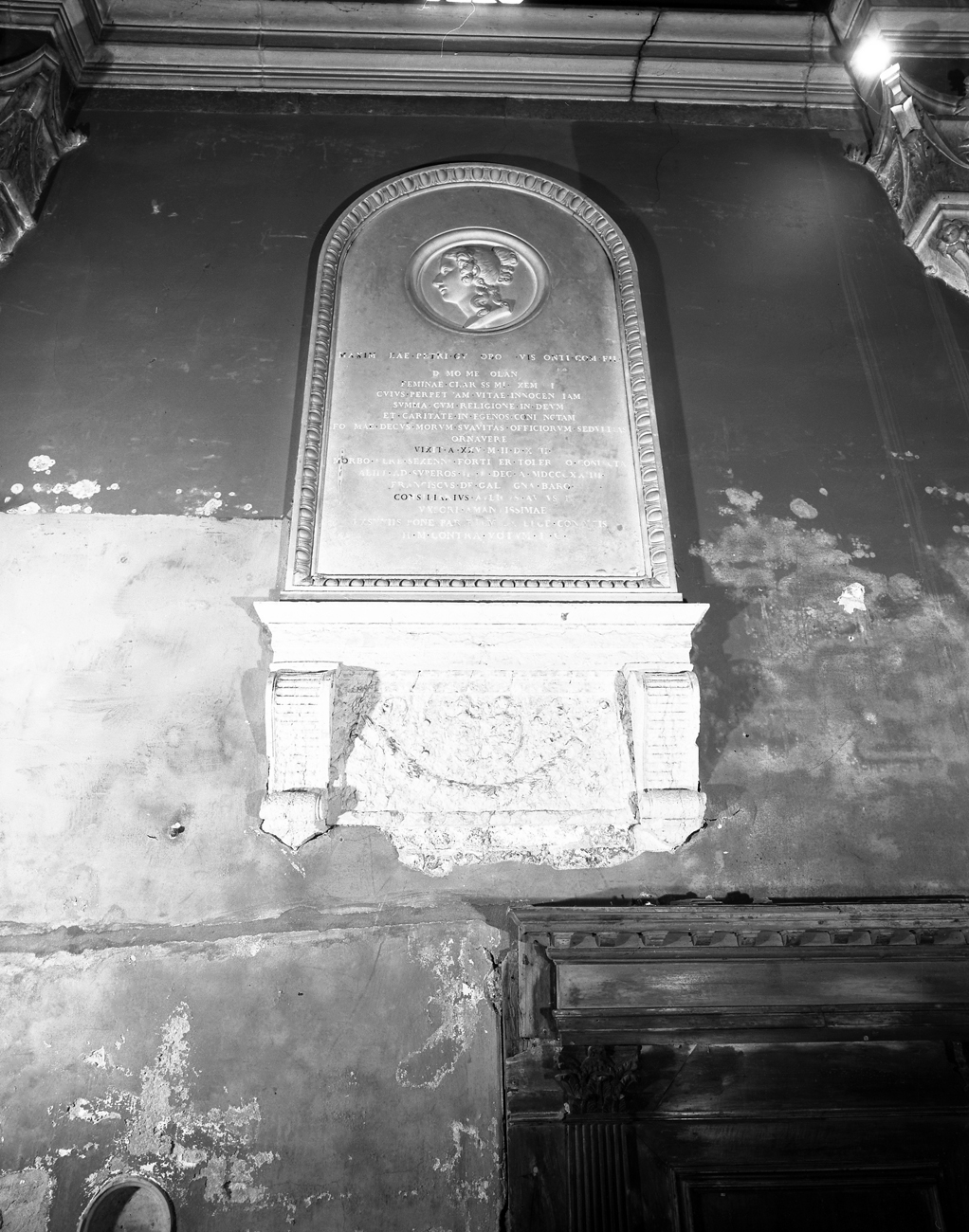 lapide - ambito veneto (primo quarto sec. XIX)