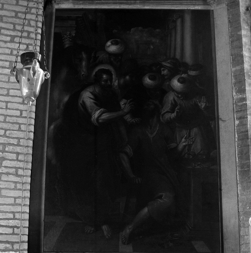 San Marco guarisce Aniano (dipinto) di Robusti Domenico detto Domenico Tintoretto (attribuito) (ultimo quarto sec. XV)