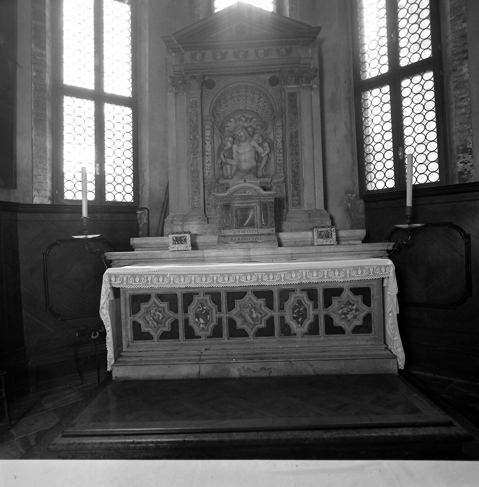 altare, insieme - ambito veneto (sec. XV)