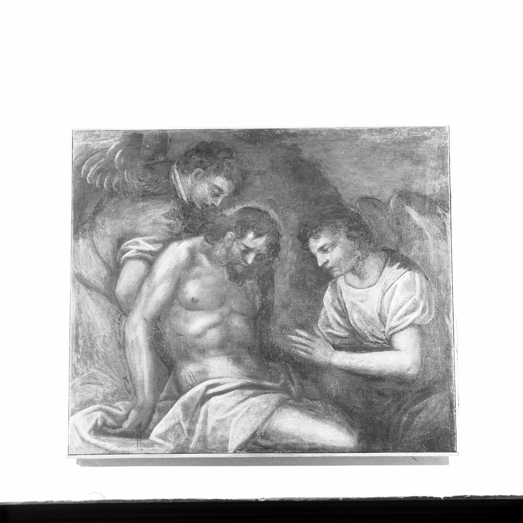 Cristo in pietà (dipinto) - ambito veneziano (fine sec. XVI)