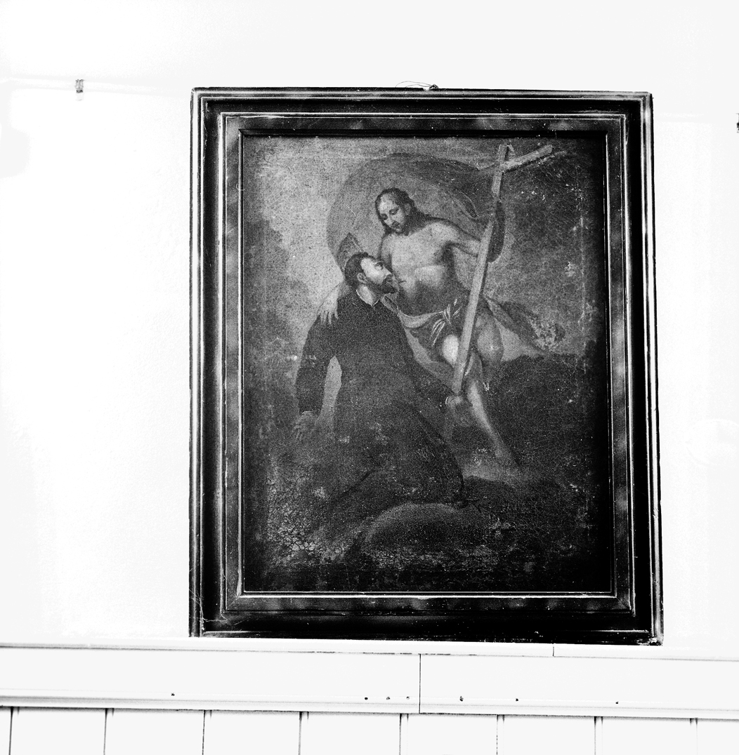 Cristo redentore con San Gaetano (dipinto) - ambito veneto (sec. XVII)