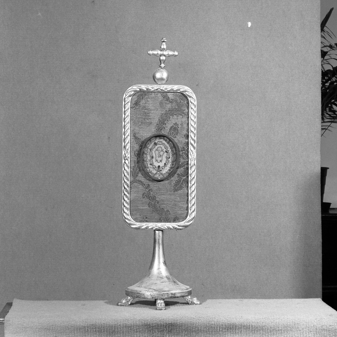 reliquiario - a tabella - ambito veneto (primo quarto sec. XX)