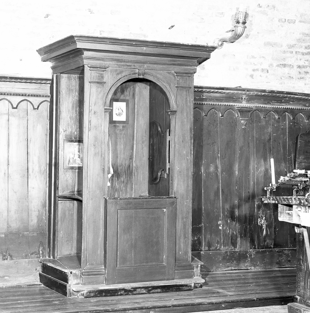 confessionale - ambito italiano (fine/inizio secc. XVIII/ XIX)