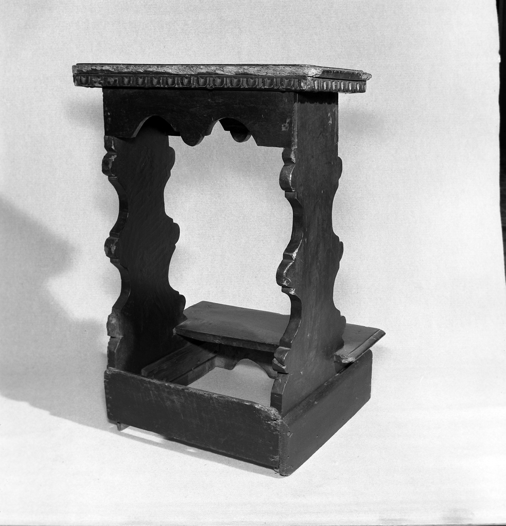 inginocchiatoio - ambito veneto (fine/inizio secc. XVIII/ XIX)