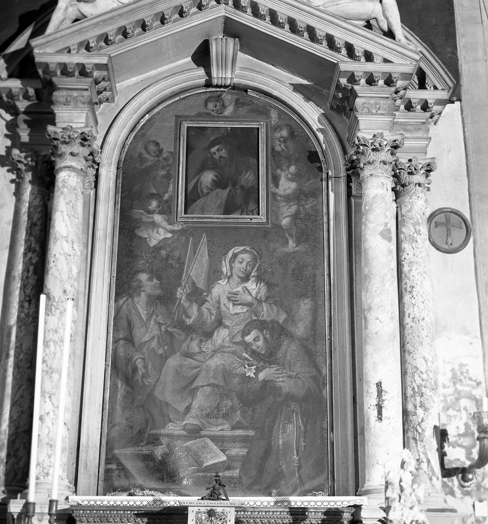 Madonna e santi (pala d'altare) - ambito veneto (sec. XVII)