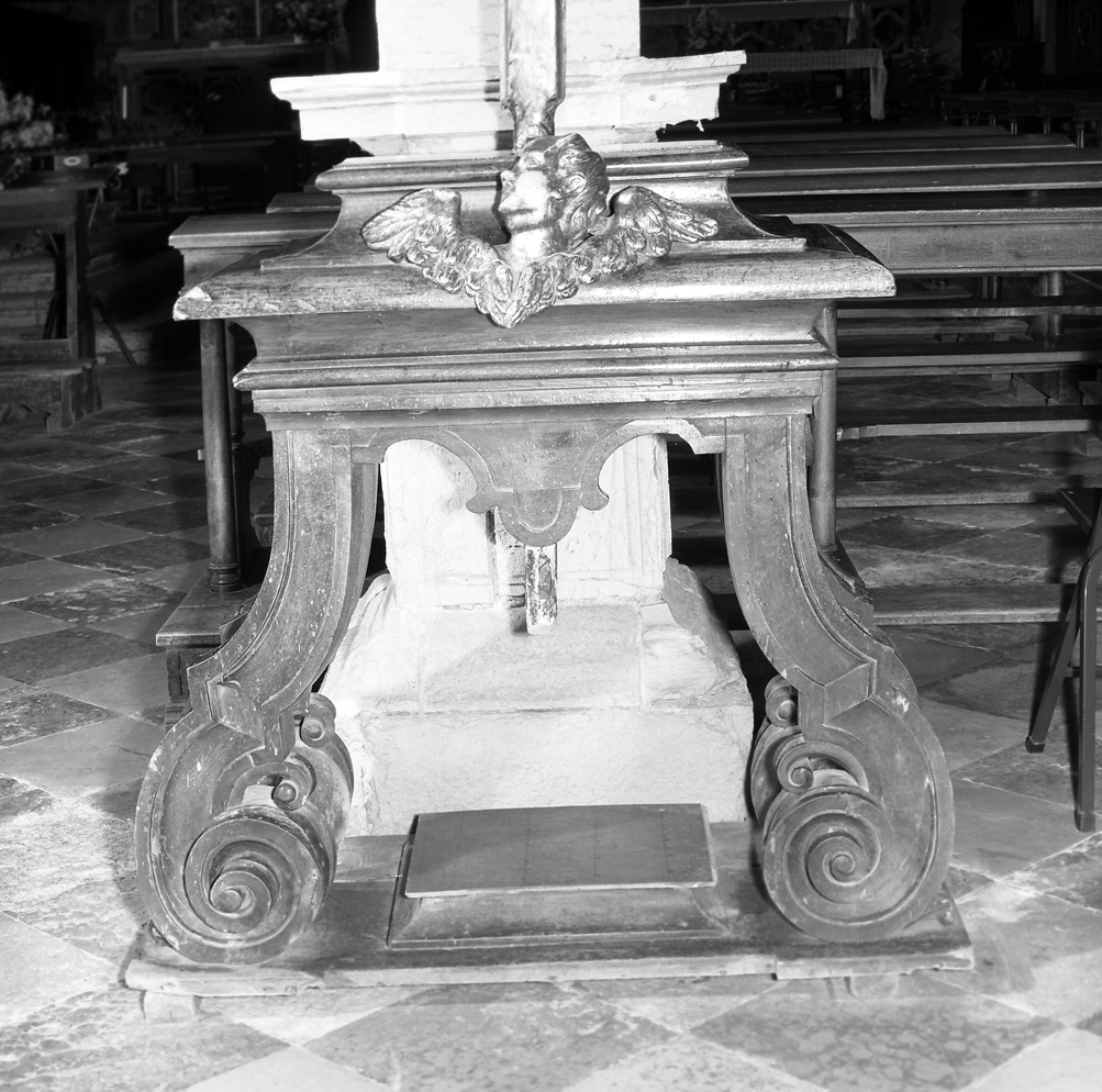 base per croce - ambito veneto (sec. XIX)