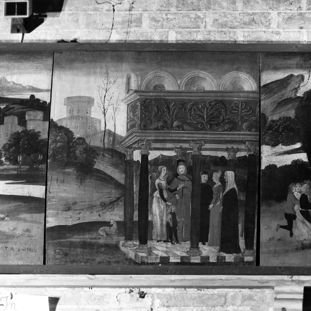 decorazione pittorica, insieme di Bastiani Lazzaro (scuola) (seconda metà sec. XV)