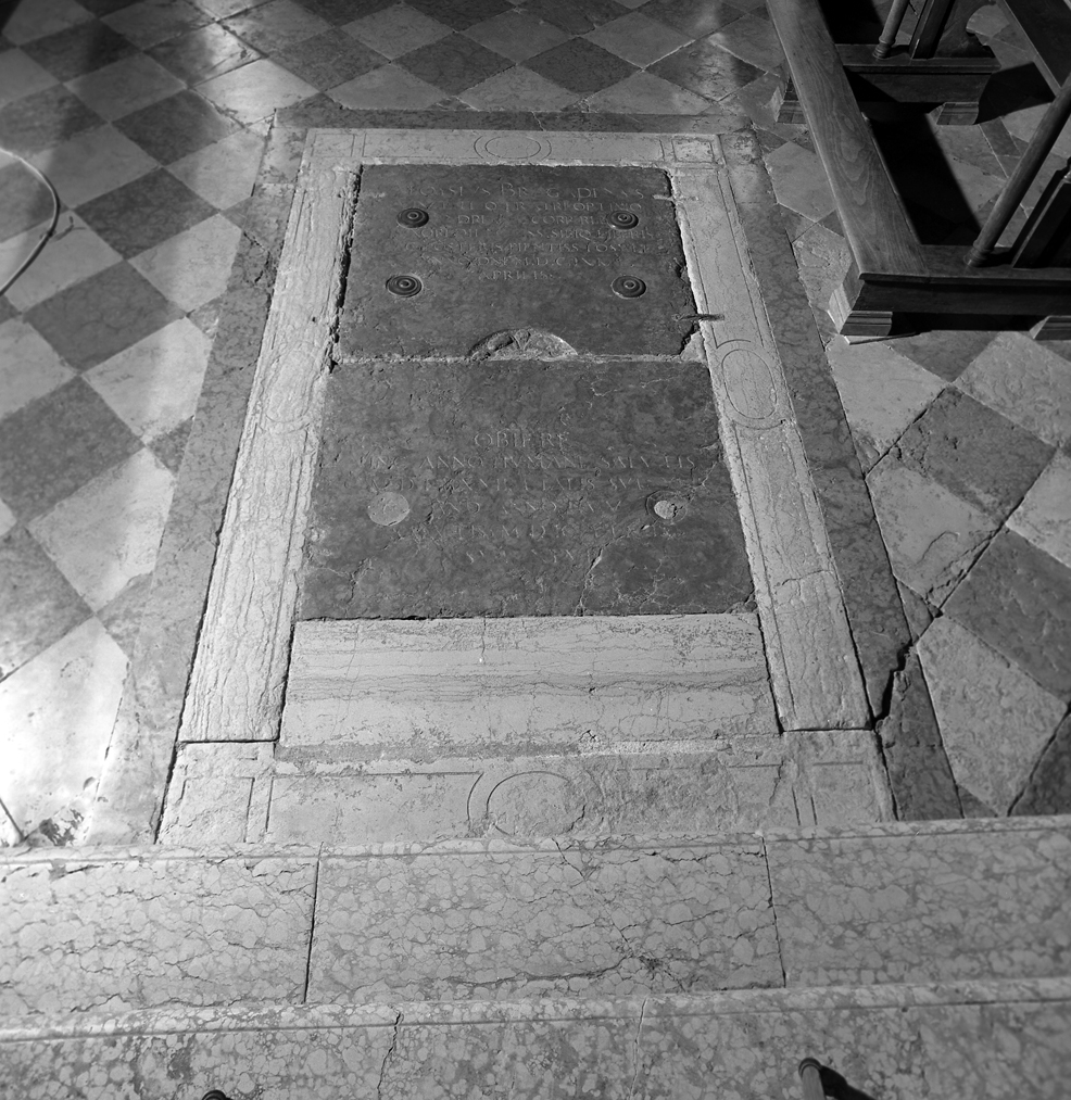 lastra tombale - ambito veneto (sec. XVI)