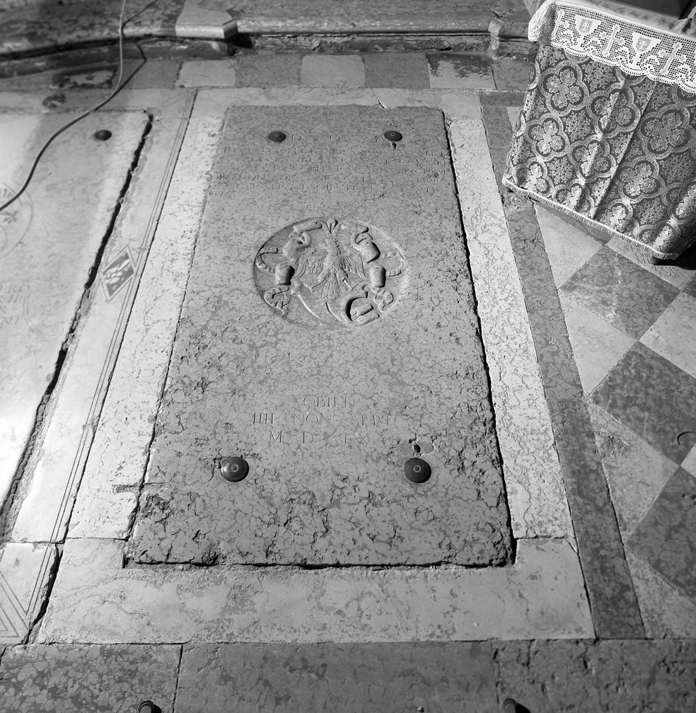 lastra tombale - ambito veneto (sec. XVI)