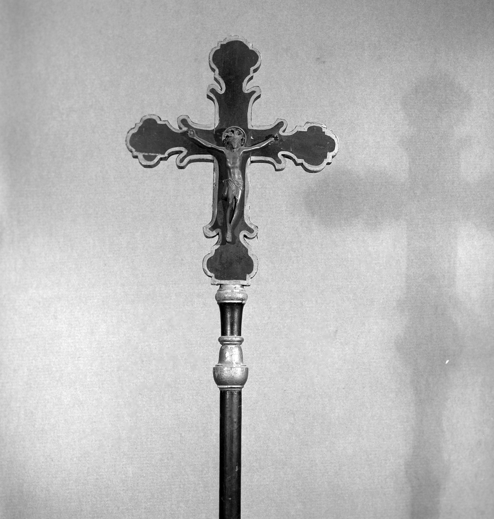 Cristo crocifisso (croce processionale) - ambito veneto (sec. XIX)