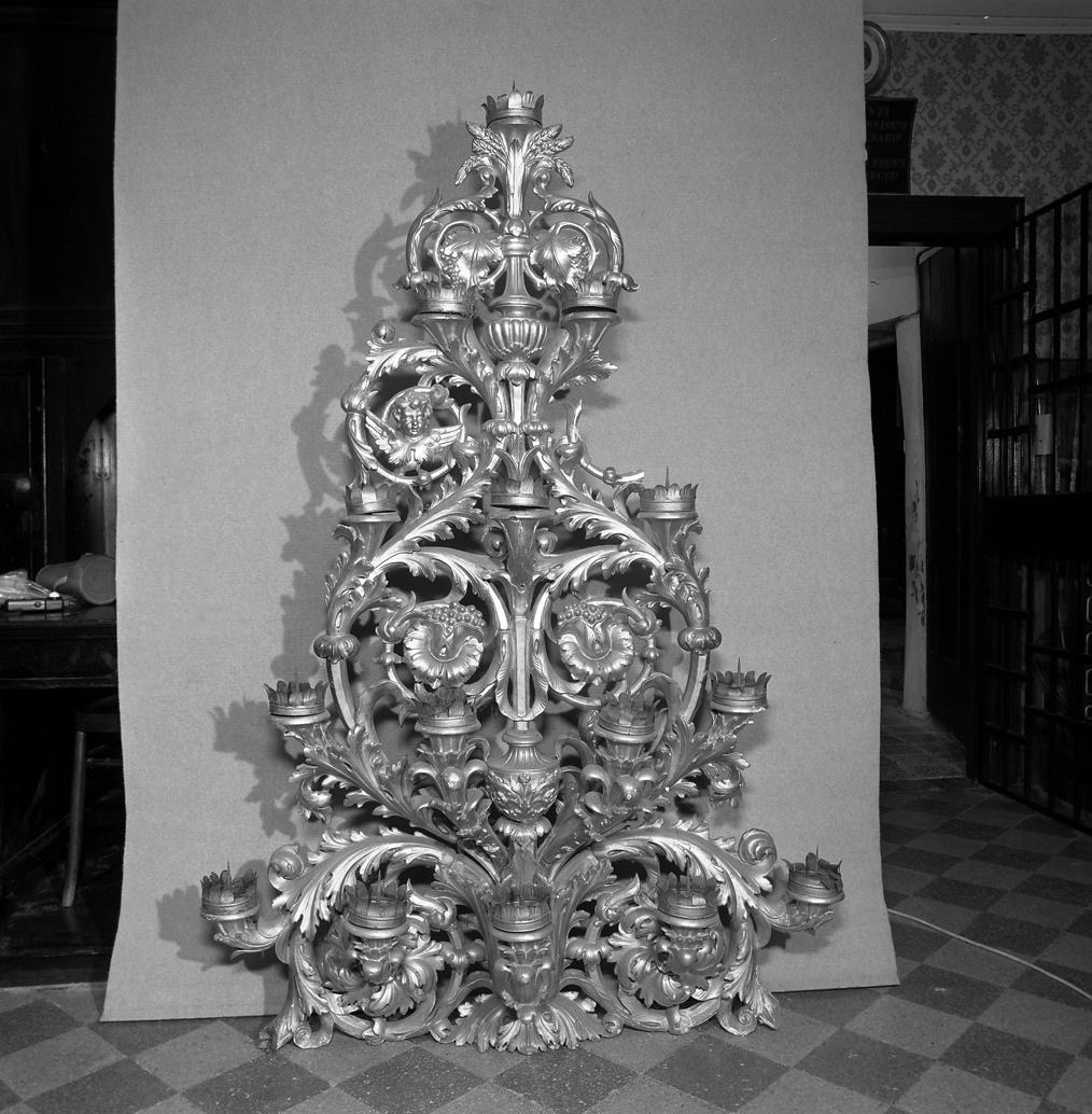 baldacchino di tronetto per esposizione eucaristica - ambito veneto (sec. XVIII)