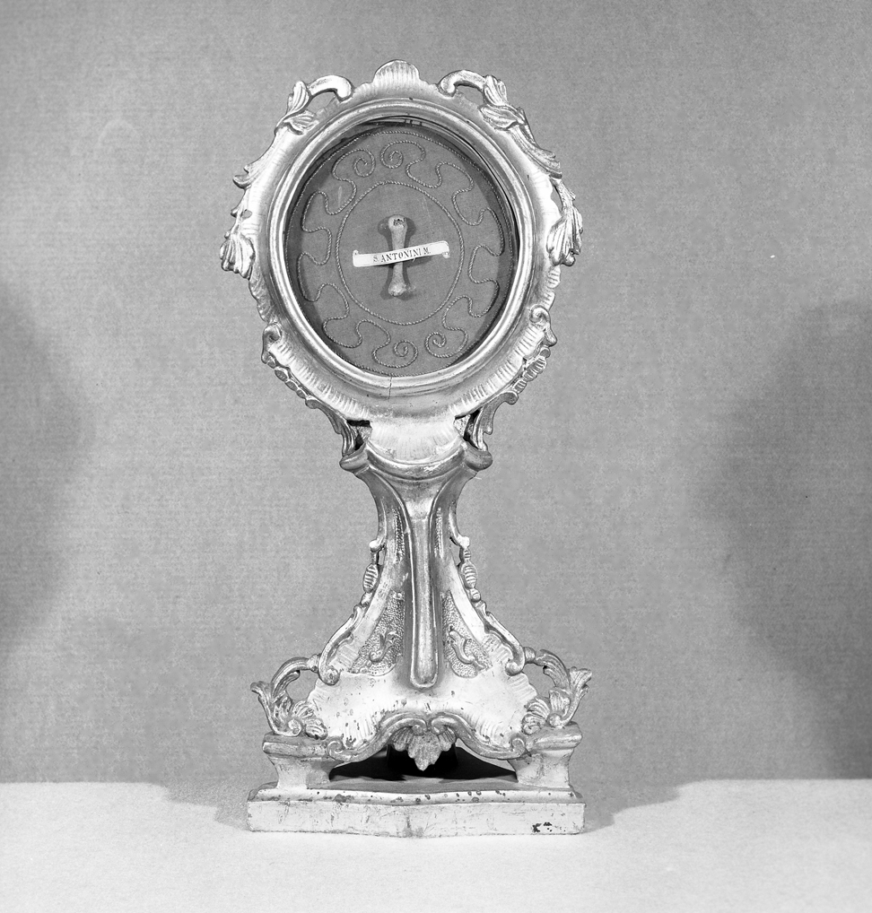 reliquiario - a ostensorio - ambito veneto (sec. XVIII)