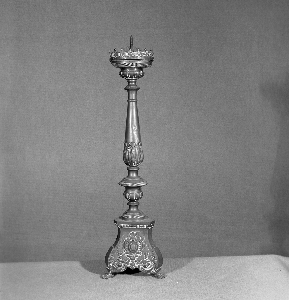 candeliere d'altare - ambito veneto (sec. XIX)