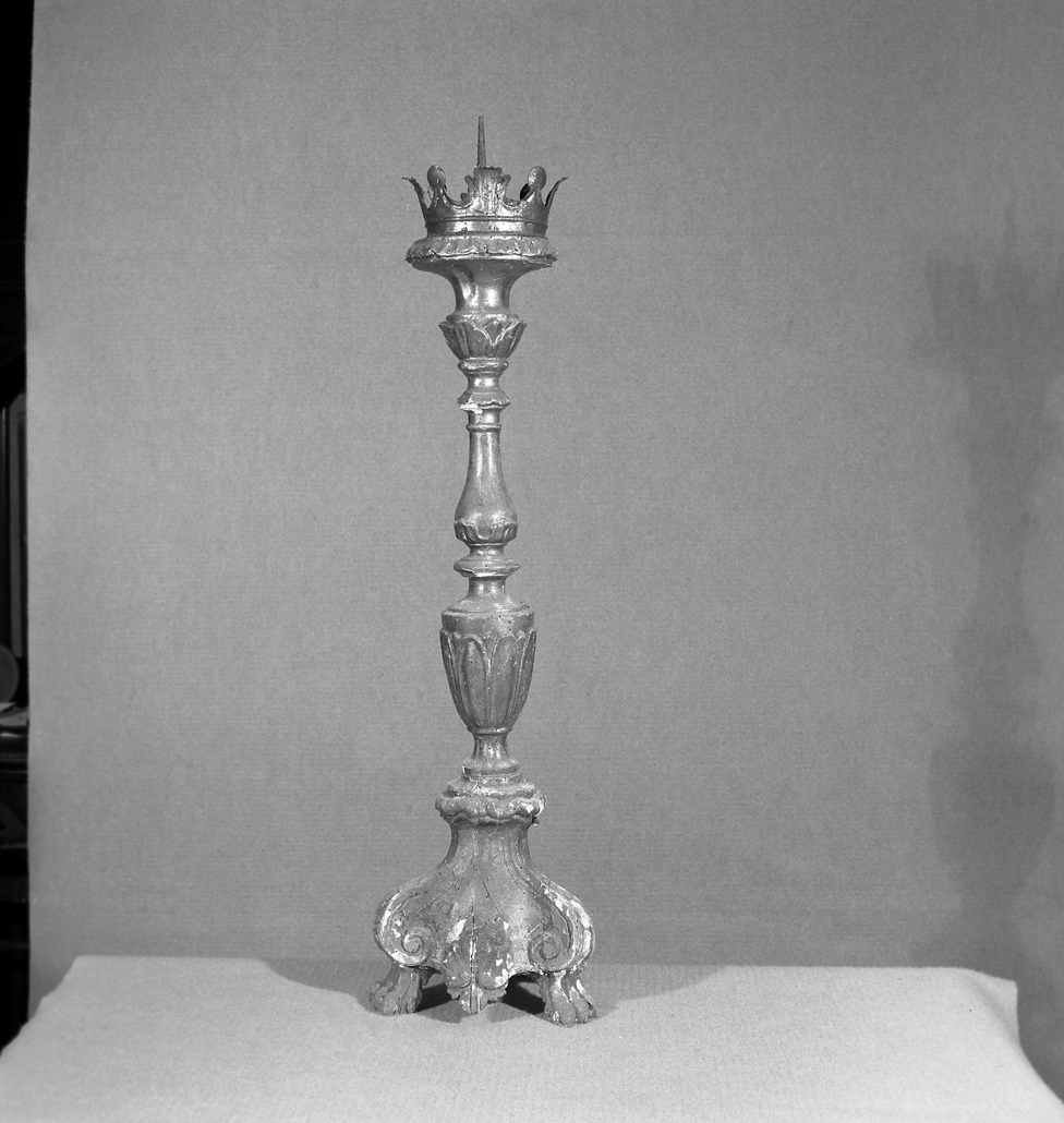candeliere - ambito veneto (sec. XVIII)
