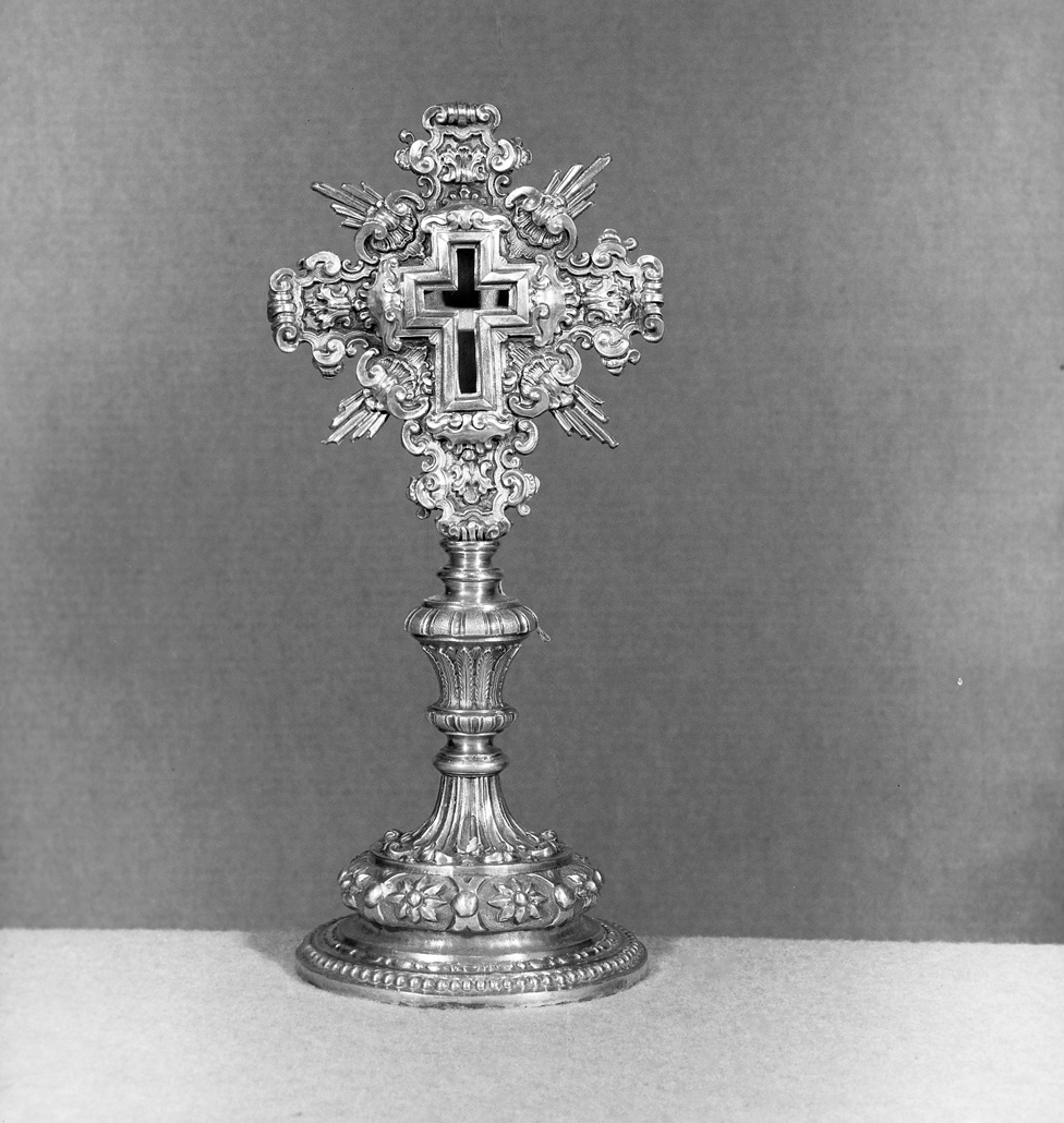 reliquiario - a ostensorio - ambito veneto (seconda metà sec. XVIII)