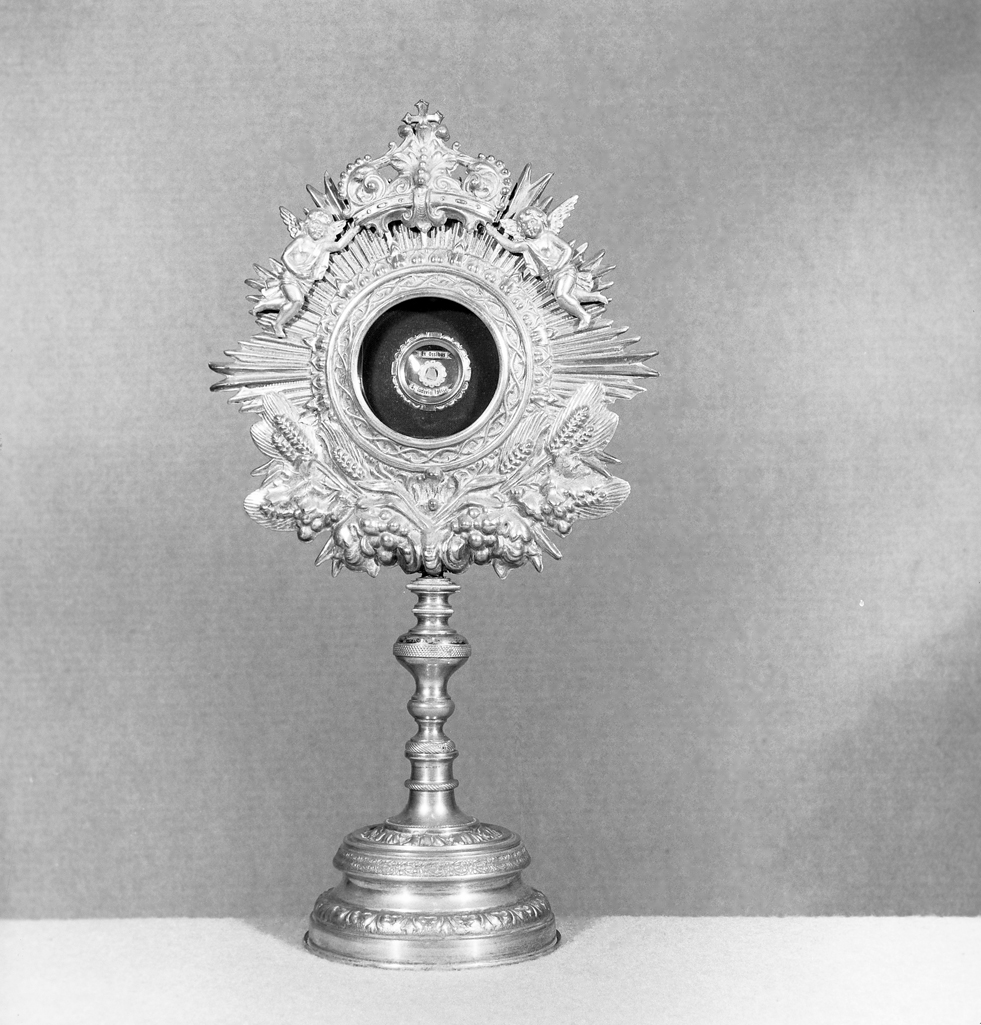reliquiario - a ostensorio - ambito veneto (fine sec. XVIII)