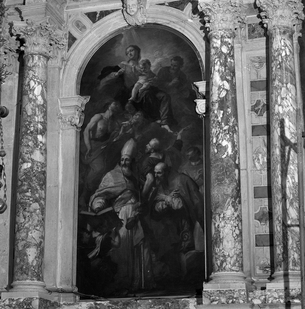 Madonna e Santi (pala d'altare) di Molinari Antonio (fine/inizio secc. XVII/ XVIII)