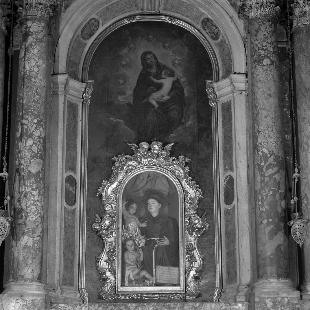 Madonna del Rosario (pala d'altare) - ambito veneto (sec. XVII)