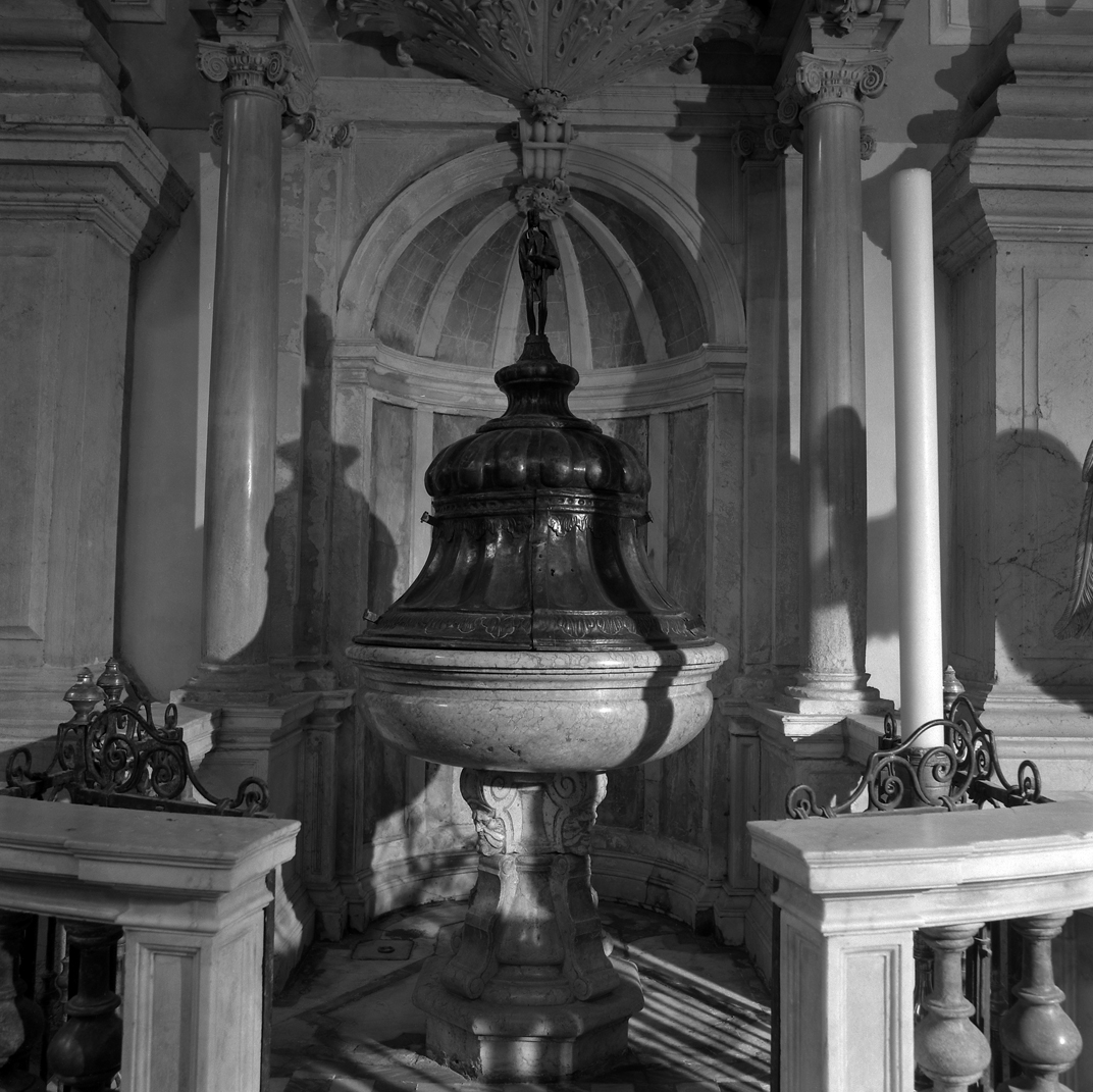 fonte battesimale, insieme - ambito veneto (prima metà sec. XVIII)