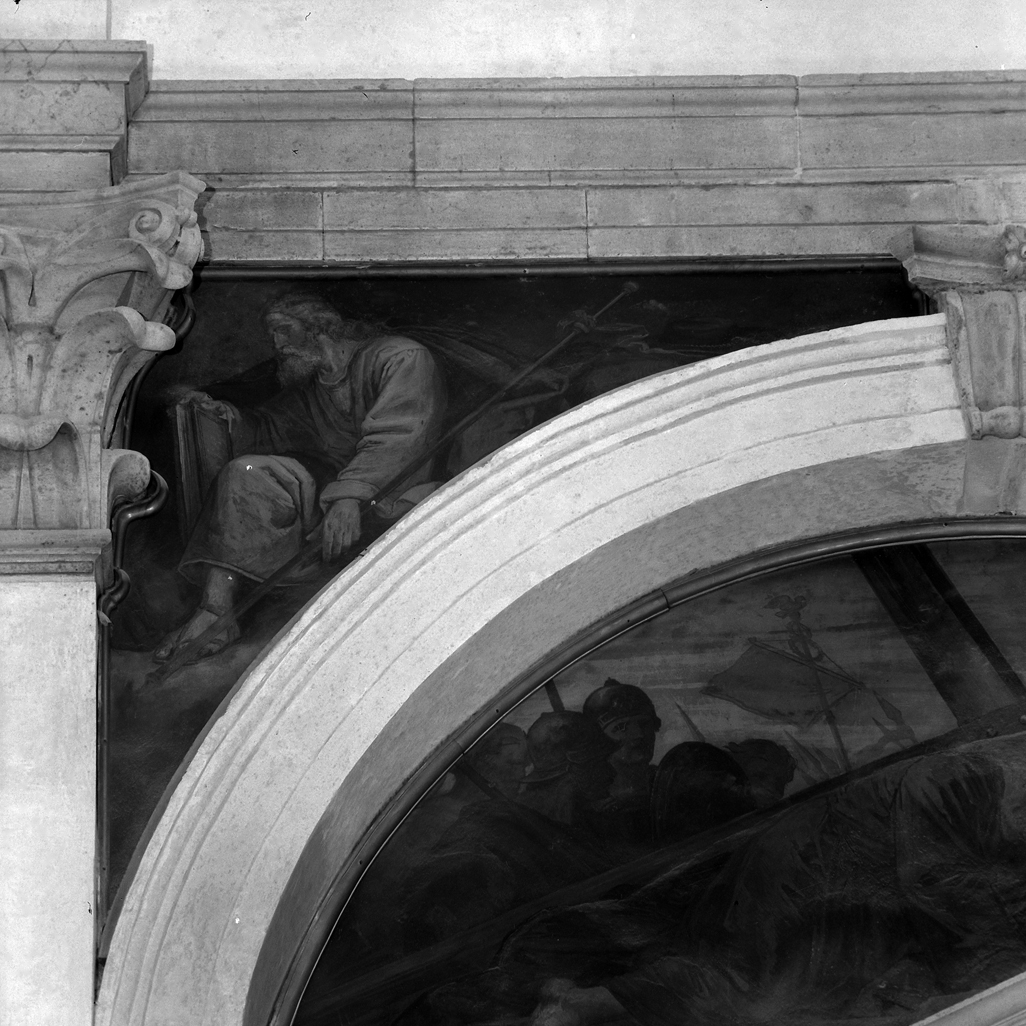 San Giacomo Maggiore, apostolo (pennacchio, serie) di Zanchi Antonio (seconda metà sec. XVII)