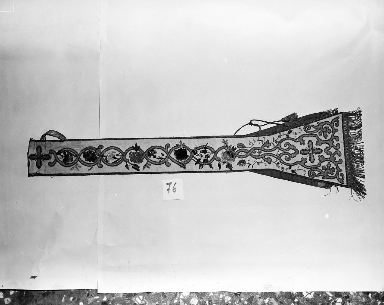 stola - manifattura italiana (prima metà sec. XIX)