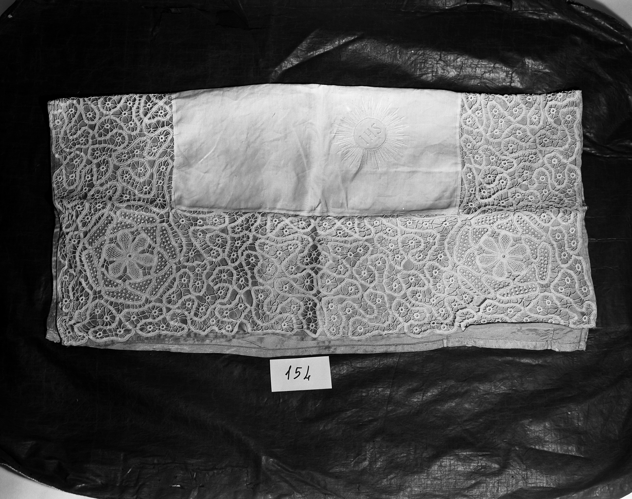 velo di calice - manifattura buranese (fine/inizio secc. XVIII/ XIX)