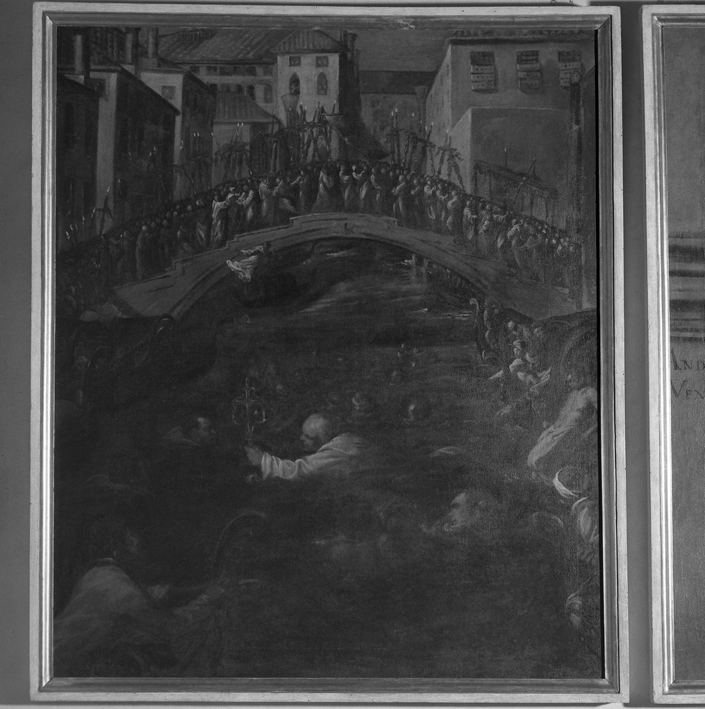 ritrovamento della vera croce (dipinto) - ambito veneto (sec. XVI)