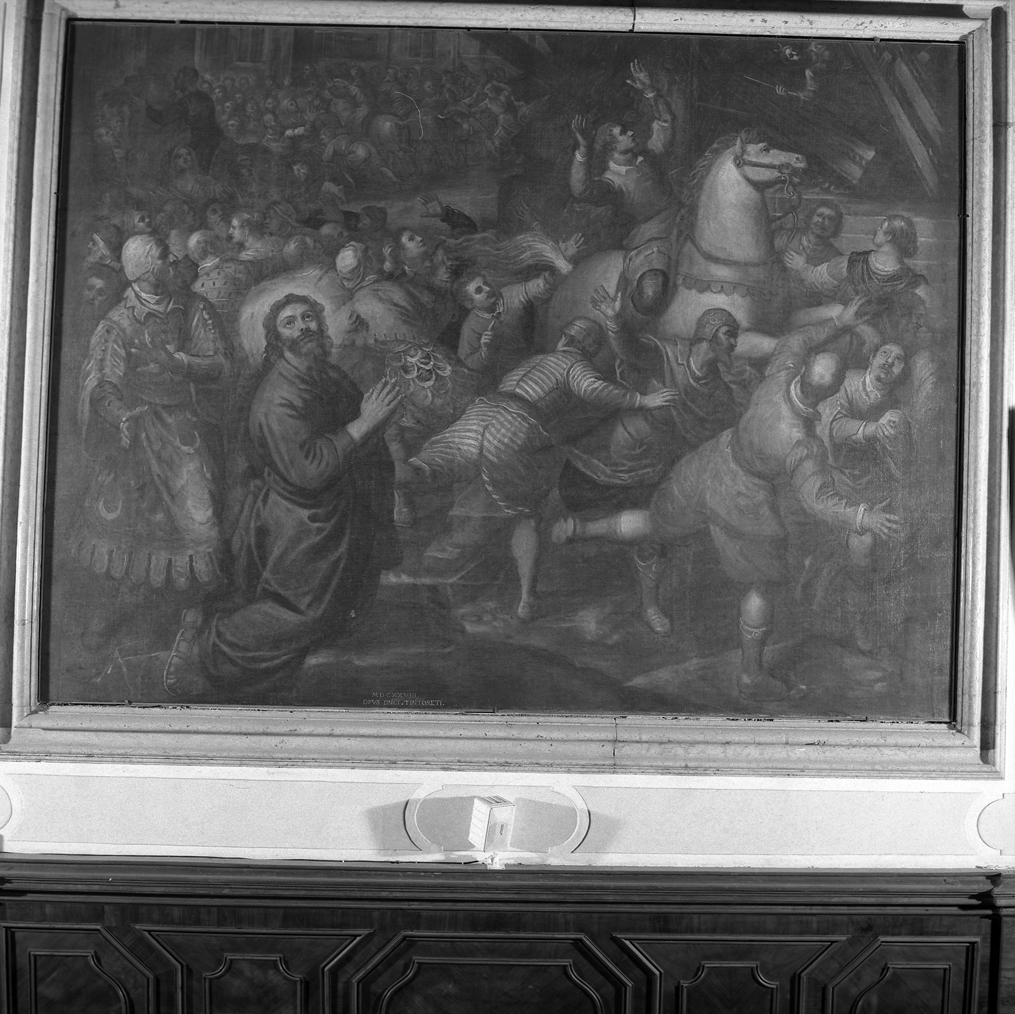 Caduta del Tempio di Diana in Efeso (dipinto) di Robusti Domenico detto Domenico Tintoretto (fine sec. XVI)