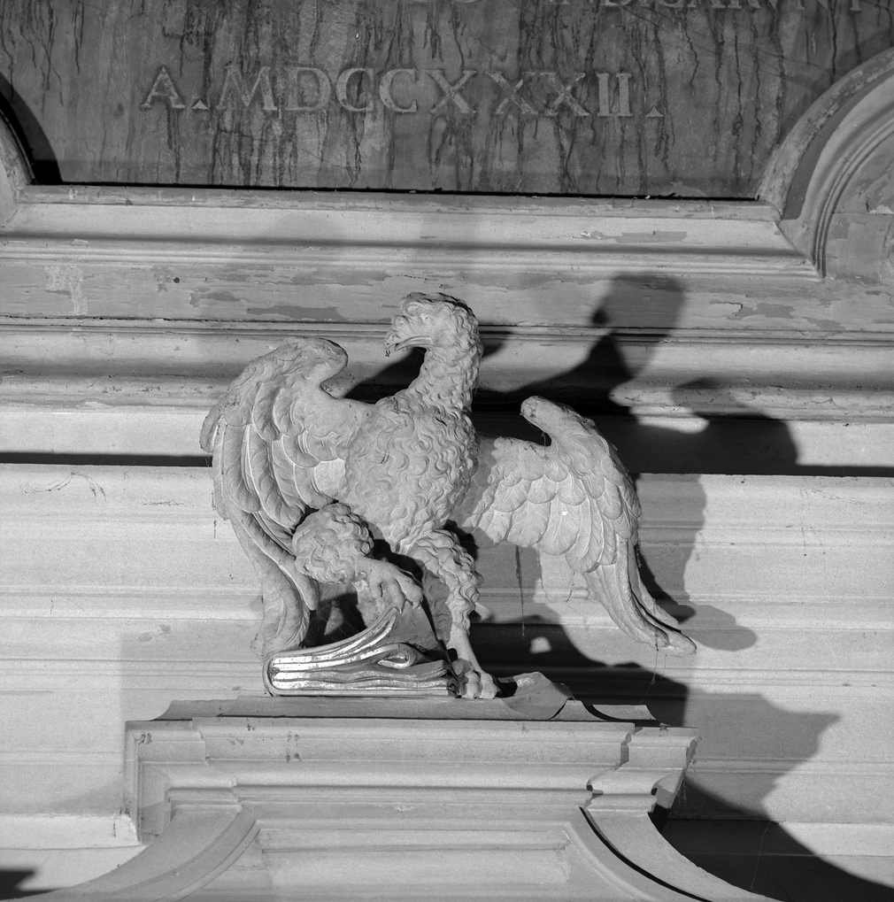 simbolo di San Giovanni Evangelista: aquila (scultura) - ambito veneto (sec. XVIII)